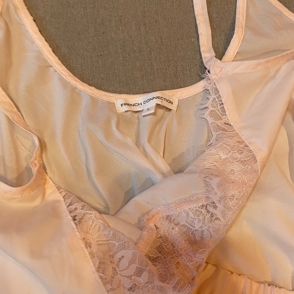 French Connection Matching Set light pink lace size large - Picture 6 of 6